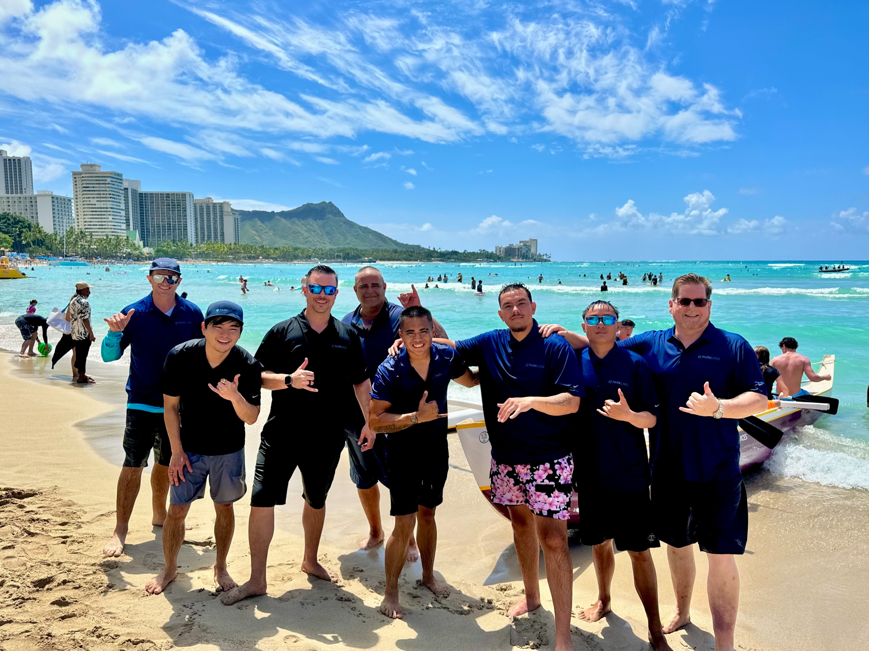 PARKLINQ team · Waikīkī beach day